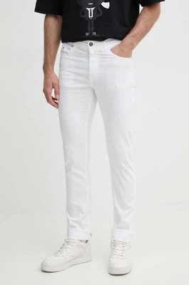 Zdjęcie produktu Karl Lagerfeld spodnie męskie kolor biały dopasowane 542826.265840