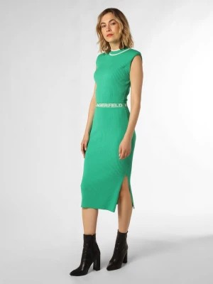Zdjęcie produktu KARL LAGERFELD Sukienka damska Kobiety zielony jednolity,