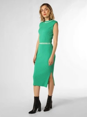 Zdjęcie produktu KARL LAGERFELD Sukienka damska Kobiety zielony jednolity,