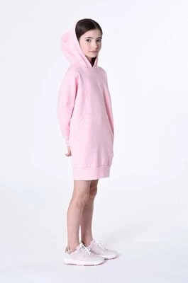 Zdjęcie produktu Karl Lagerfeld sukienka dziecięca kolor różowy mini prosta