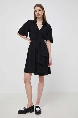 Zdjęcie produktu Karl Lagerfeld sukienka kolor czarny mini rozkloszowana