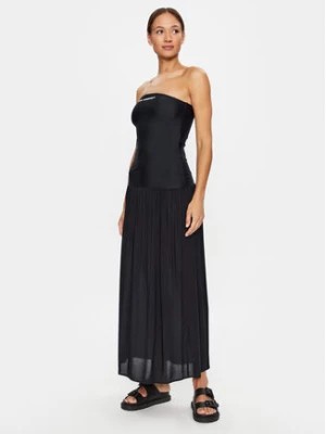 Zdjęcie produktu KARL LAGERFELD Sukienka letnia Straples Beach Dress 231W2206 Czarny Regular Fit