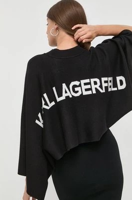 Zdjęcie produktu Karl Lagerfeld sweter 225W2002 damski kolor czarny lekki