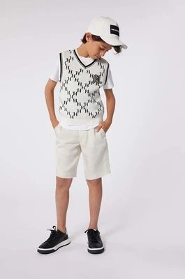 Zdjęcie produktu Karl Lagerfeld szorty dziecięce kolor beżowy
