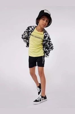 Zdjęcie produktu Karl Lagerfeld szorty dziecięce kolor czarny regulowana talia