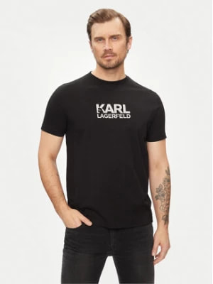Zdjęcie produktu KARL LAGERFELD T-Shirt 755060 542241 Czarny Regular Fit