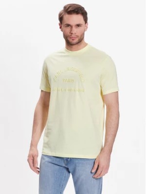 Zdjęcie produktu KARL LAGERFELD T-Shirt Crew Neck 755053 532224 Żółty Regular Fit