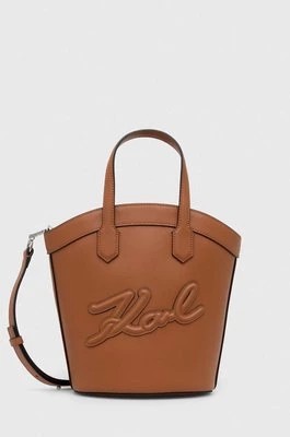 Zdjęcie produktu Karl Lagerfeld torebka kolor brązowy