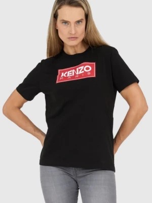 Zdjęcie produktu KENZO Czarny t-shirt damski z czerwonym logo