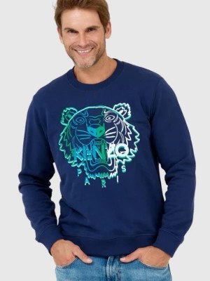 Zdjęcie produktu KENZO Granatowa bluza męska z wyszywanym logo