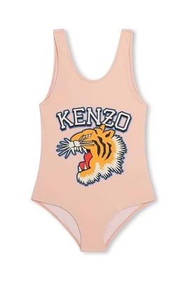 Zdjęcie produktu Kenzo Kids jednoczęściowy strój kąpielowy dziecięcy kolor różowy