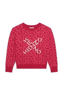 Zdjęcie produktu Kenzo Kids sweter dziecięcy kolor różowy lekki