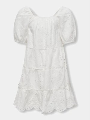 Zdjęcie produktu Kids ONLY Sukienka letnia Cleo 15320402 Biały Regular Fit