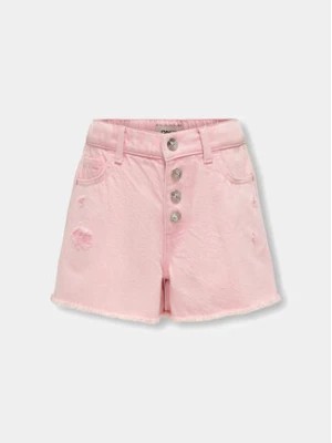Zdjęcie produktu Kids ONLY Szorty jeansowe Petra 15321867 Różowy Regular Fit