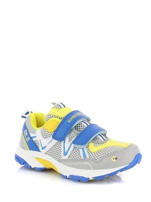 Zdjęcie produktu Kimberfeel Buty "Ilan" w kolorze niebiesko-żółto-jasnoszarym do biegania rozmiar: 27