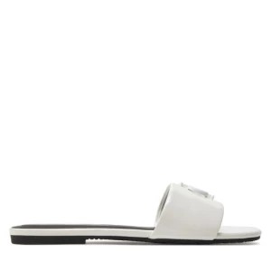 Zdjęcie produktu Klapki Calvin Klein Jeans Flat Sandal Slide Mg Met YW0YW01348 Bright White YBR