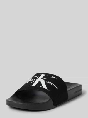 Zdjęcie produktu Klapki z nadrukiem z logo model ‘MONOGRAM’ Calvin Klein Jeans