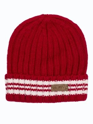 Zdjęcie produktu Klasyczna zimowa czapka męska czerwona Shelvt