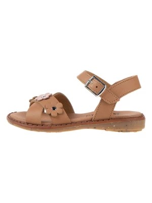 Zdjęcie produktu kmins Skórzane sandały w kolorze jasnobrązowym rozmiar: 26