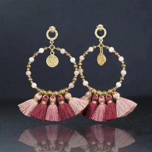 Zdjęcie produktu Kolczyki Flamenco różowe