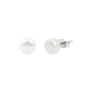 Zdjęcie produktu Kolczyki srebrne z perłami - Pearls Pearls - Biżuteria YES