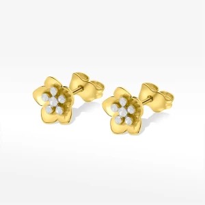 Zdjęcie produktu Kolczyki ze złota kwiatki