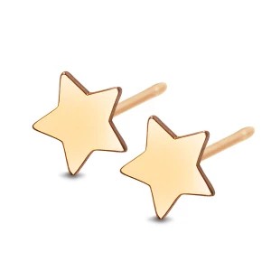 Zdjęcie produktu Kolczyki złote- gwiazdy - Mini Mini - Biżuteria YES