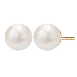Zdjęcie produktu Kolczyki złote z perłami - Pearls Pearls - Biżuteria YES