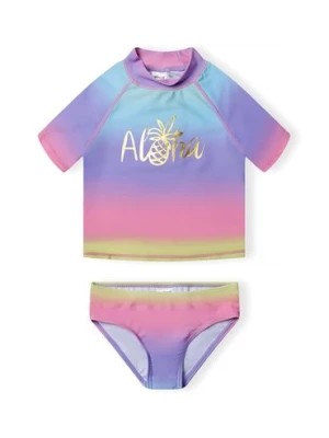 Zdjęcie produktu Kolorowy strój kąpielowy- koszulka i majtki z filtrem UV Minoti