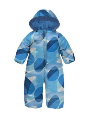 Zdjęcie produktu Kombinezon niemowlęcy w geometryczne wzory zimowy Winter 2023 niebieski Pinokio