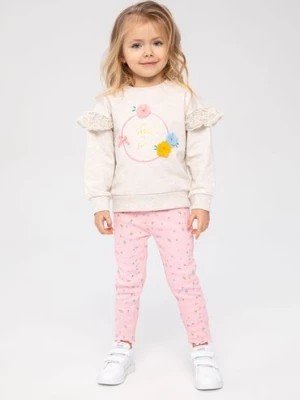 Zdjęcie produktu Komplet dla niemowlaka- bluzka z falbanką i legginsy Minoti