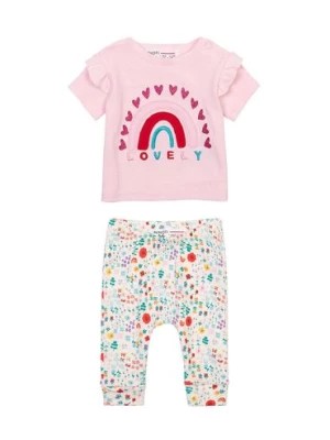 Zdjęcie produktu Komplet niemowlęcy bawełniany- T-shirt i leginsy Minoti