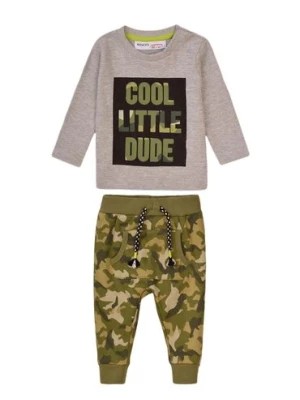 Zdjęcie produktu Komplet niemowlęcy- bluza i spodnie moro Minoti