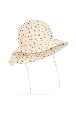 Zdjęcie produktu Konges Sløjd kapelusz bawełniany dziecięcy kolor beżowy bawełniany