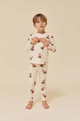 Zdjęcie produktu Konges Sløjd komplet bawełniany dziecięcy kolor beżowy