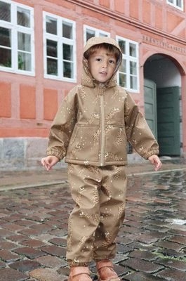 Zdjęcie produktu Konges Sløjd komplet przeciwdeszczowy dziecięcy kolor brązowy