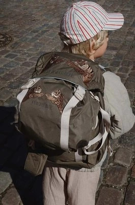 Zdjęcie produktu Konges Sløjd plecak dziecięcy kolor brązowy duży z nadrukiem