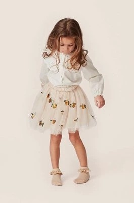 Zdjęcie produktu Konges Sløjd spódnica dziecięca kolor żółty mini rozkloszowana
