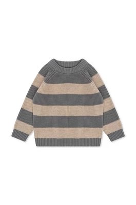 Zdjęcie produktu Konges Sløjd sweter wełniany dziecięcy kolor szary