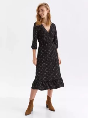 Zdjęcie produktu Kopertowa sukienka z wiązaniem w talii TOP SECRET