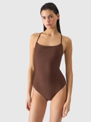 Zdjęcie produktu Kostium kąpielowy jednoczęściowy damski - brązowy 4F
