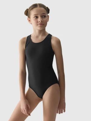 Zdjęcie produktu Kostium kąpielowy jednoczęściowy dziewczęcy - czarny 4F