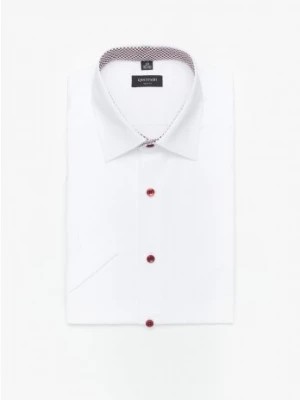 Zdjęcie produktu koszula bexley 2782e krótki rękaw slim fit biała Recman