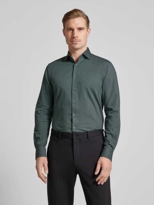 Zdjęcie produktu Koszula biznesowa o kroju body fit z tkanym wzorem OLYMP Level Five
