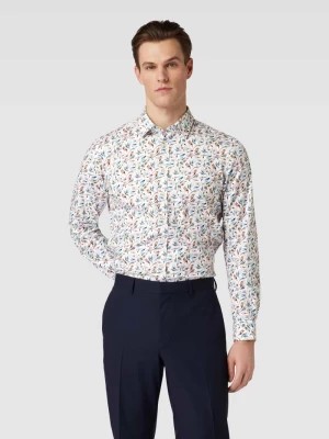 Zdjęcie produktu Koszula biznesowa o kroju casual fit z nadrukiem z motywem na całej powierzchni Jake*s