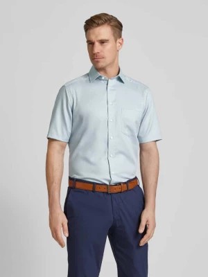Zdjęcie produktu Koszula biznesowa o kroju modern fit z kieszenią na piersi model ‘Bergamo’ Olymp