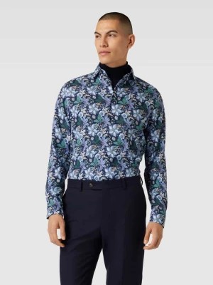 Zdjęcie produktu Koszula biznesowa o kroju modern fit ze wzorem na całej powierzchni model ‘Global’ Olymp