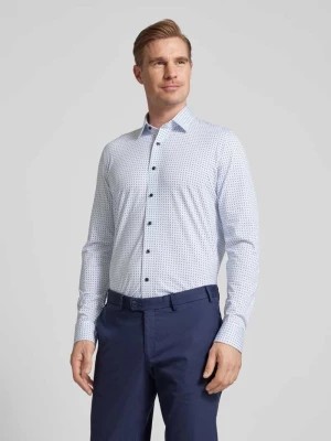 Zdjęcie produktu Koszula biznesowa o kroju modern fit ze wzorem na całej powierzchni Olymp
