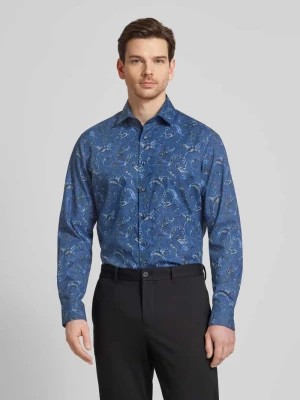 Zdjęcie produktu Koszula biznesowa o kroju modern fit ze wzorem paisley model 'GLOBAL KENT' Olymp