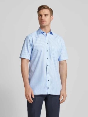 Zdjęcie produktu Koszula biznesowa o kroju modern fit ze wzorem w paski model ‘Bergamo’ Olymp